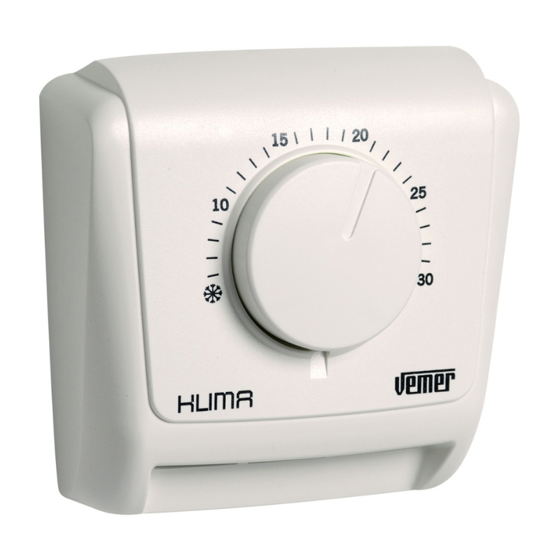 Vemer Klima 3 Termostato De Pared Mecánico Con Membrana De Gas Blanco , Leroy Merlin