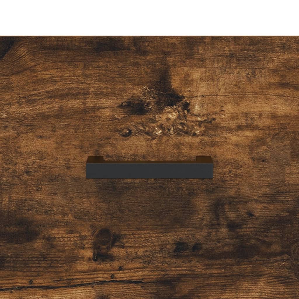 vidaXL Table de chevet chêne fumé 40x35x47,5 cm bois d’ingénierie - 8