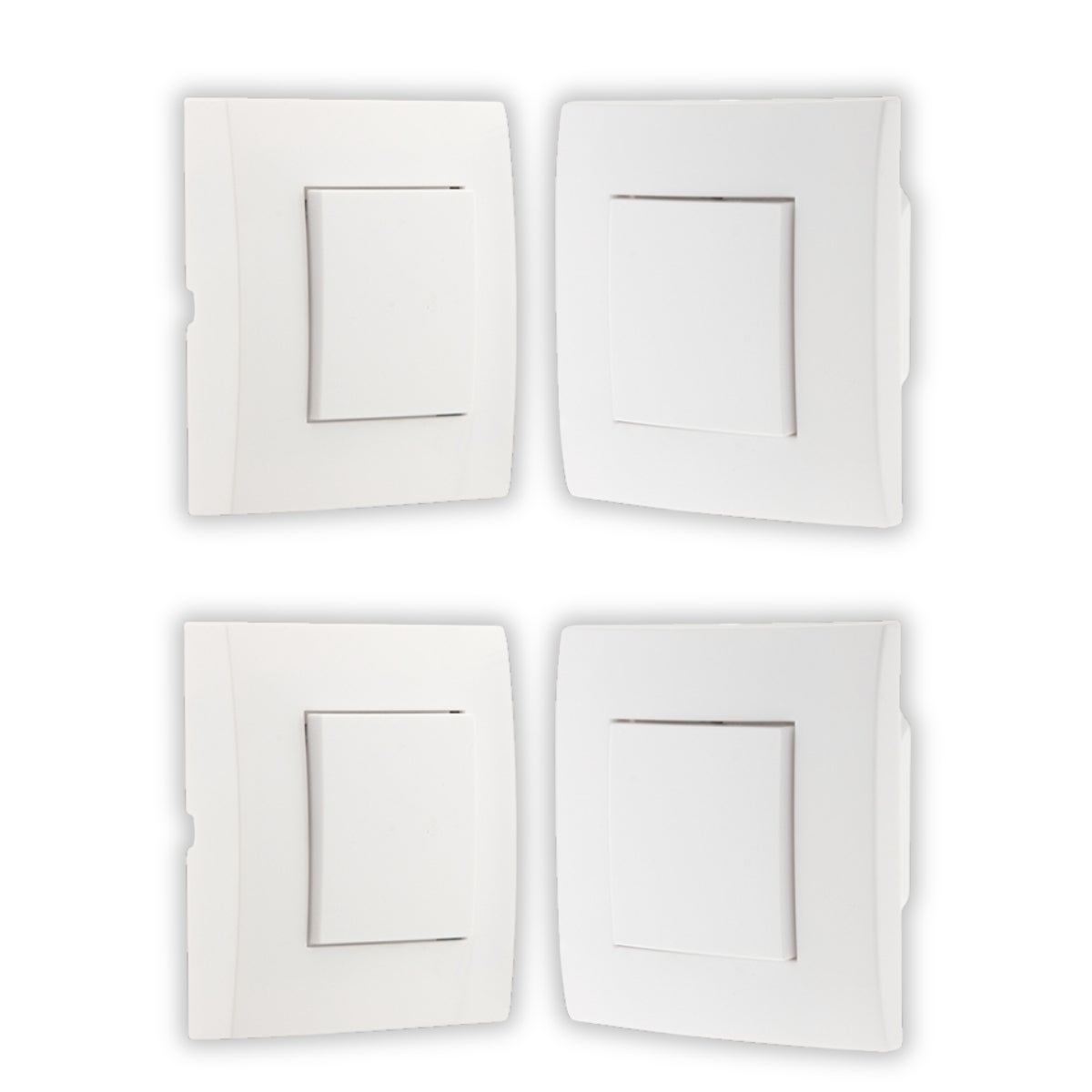 Interrupteur Va-et-vient Arnould 1001 - Couleur Blanc - Occasion - Un Angle ébréché