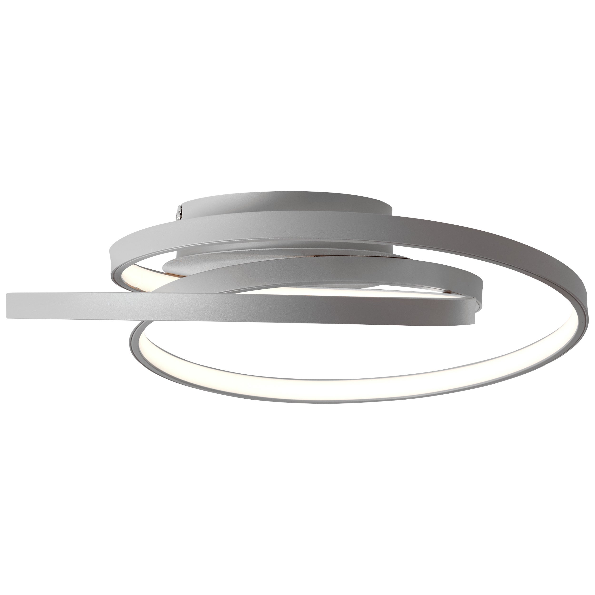 Lampa BRILLIANT, lampa sufitowa Zelia LED 51x51cm 4 płomienie anodowany nikiel, 1x zintegrowana dioda LED, zintegrowana dioda LED 40W, (4270lm, 3000K) - 3