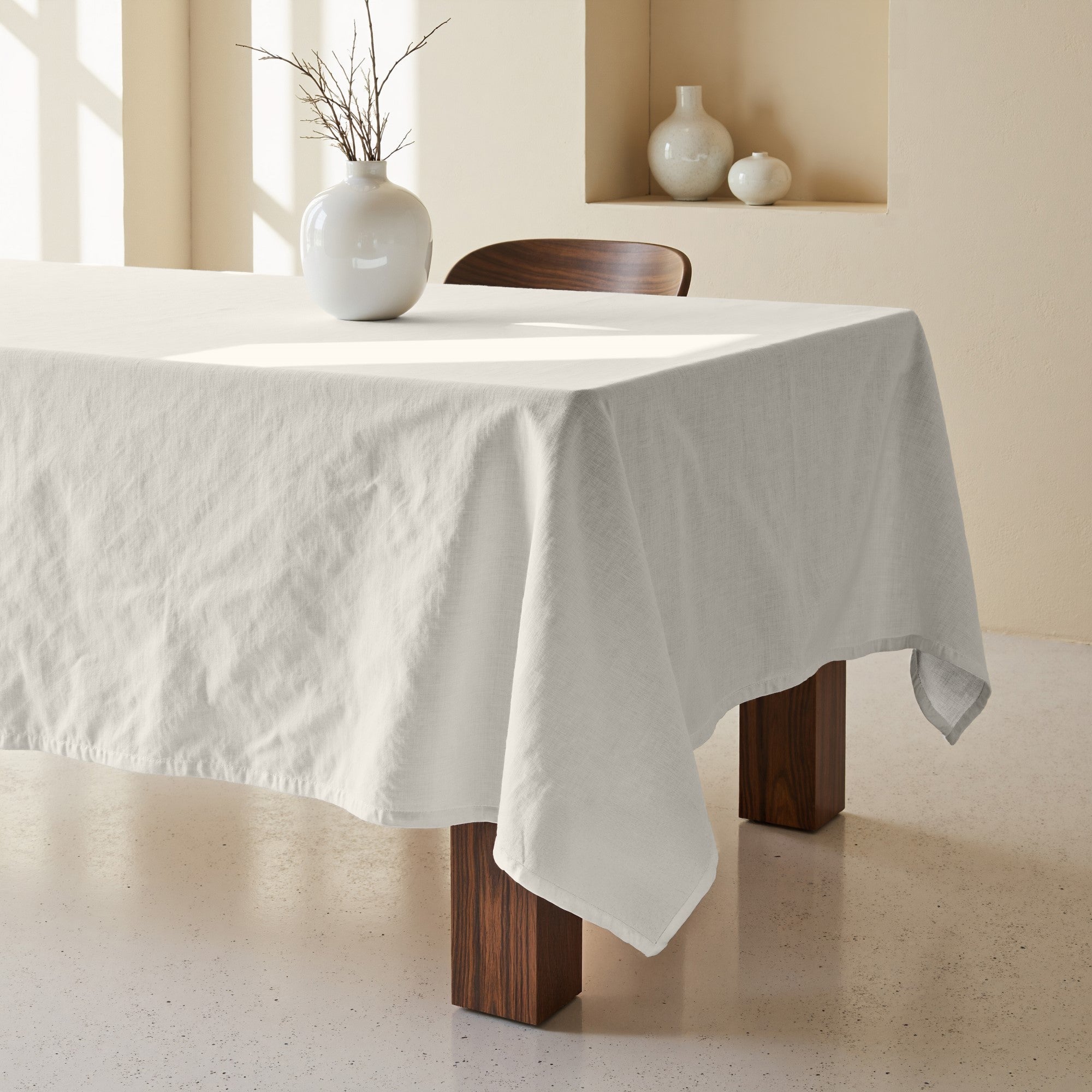 Mantel antimanchas XL Liso lino 101 - 180x180 cm - 2