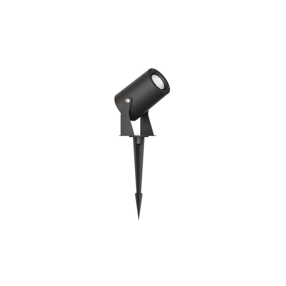 Sair XL - Spot LED rotund 20 W IP65 Negru 2200 K - Lumină de grădină pentru plante sau gard viu h38 cm - Beneito faure