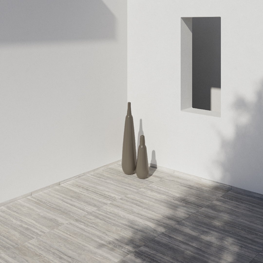 Roma Vein Silver - Travertino 20 mm Outdoor - Piastrelle 60x120x2 cm 20 mm - MTR 5002 60x120 GRIP R11 20 mm - 2