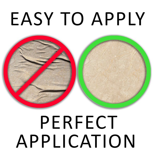 Crédence adhésive en Vinyle Ignifuge Pierres de travertin 190x60 - 5