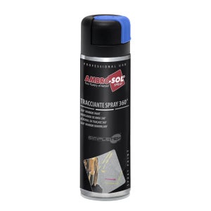 SIMPLETEK Bomboletta Spray Tracciante 360° - Bianco 500ml - Per Segnaletica Orizzontale E Spartitraffico
