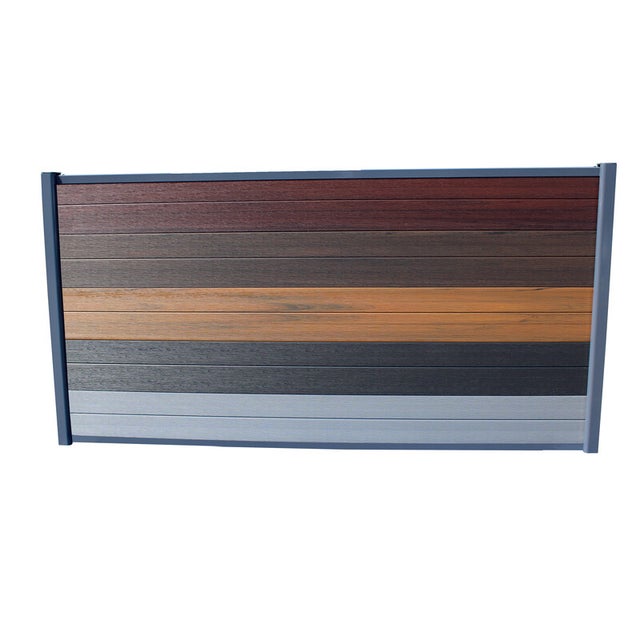 Kit Completo para Início/Fim de Vedação Compósita Coextrudida 1,50x1,80m (4 Cores) - Carvão