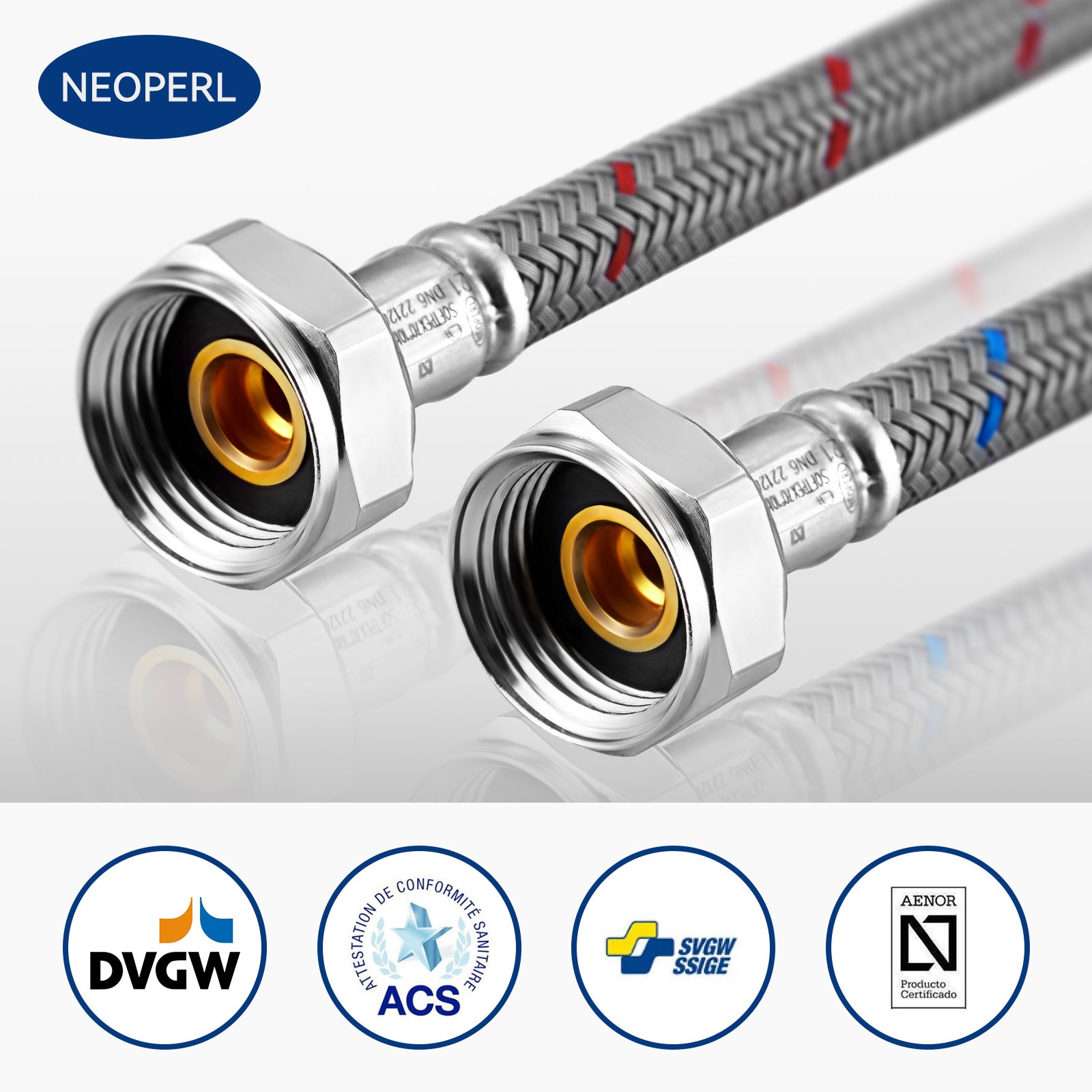 Cecipa max Mitigeur de Lavabo Brossé M Mitigeur pour Lavabo de Salle de Bain Robinet de Lavabo pour Salle de Bain Eau Froide et Chaude - 6