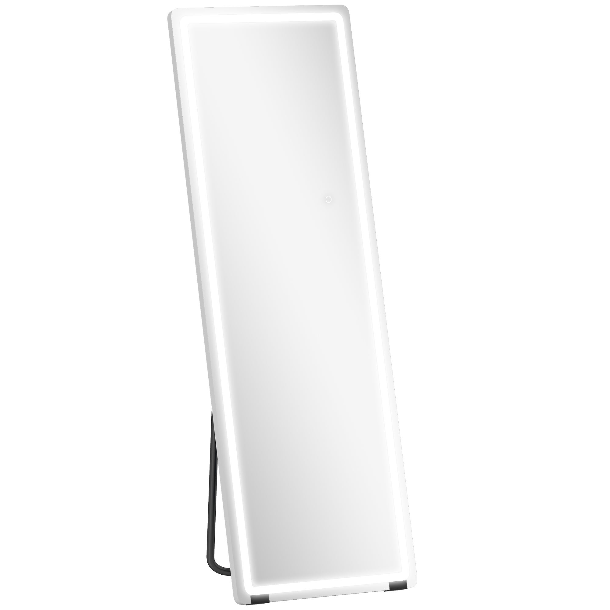 Homcom Espejo Cuerpo Entero Vidrio Templado, Aluminio Transparente 50X2.9x150 Cm Clara Aluminio, Leroy Merlin