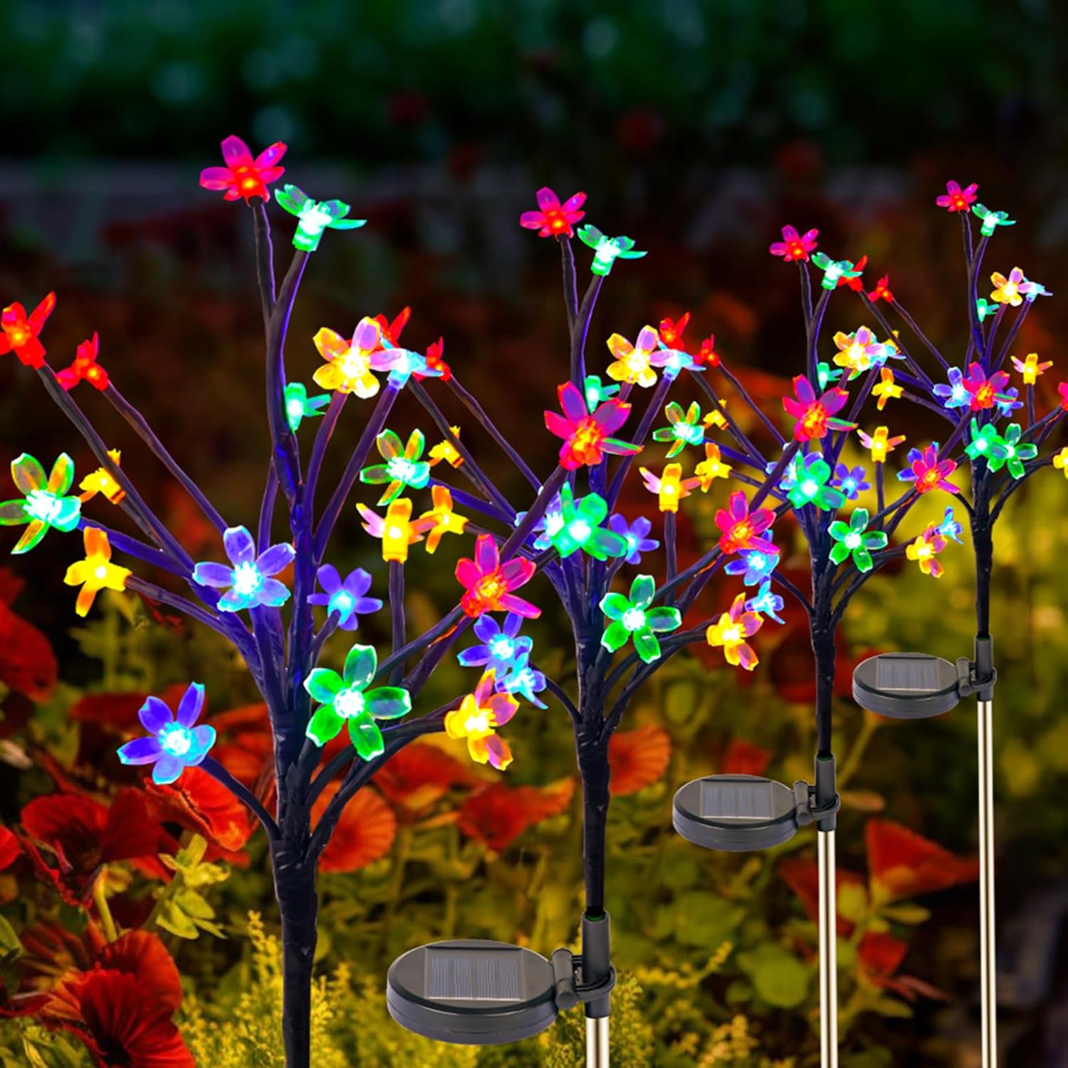 2 Lampes Solaires De Jardin | Éclairage Extérieur Décoratif | Énergie Solaire - IP44 - 2