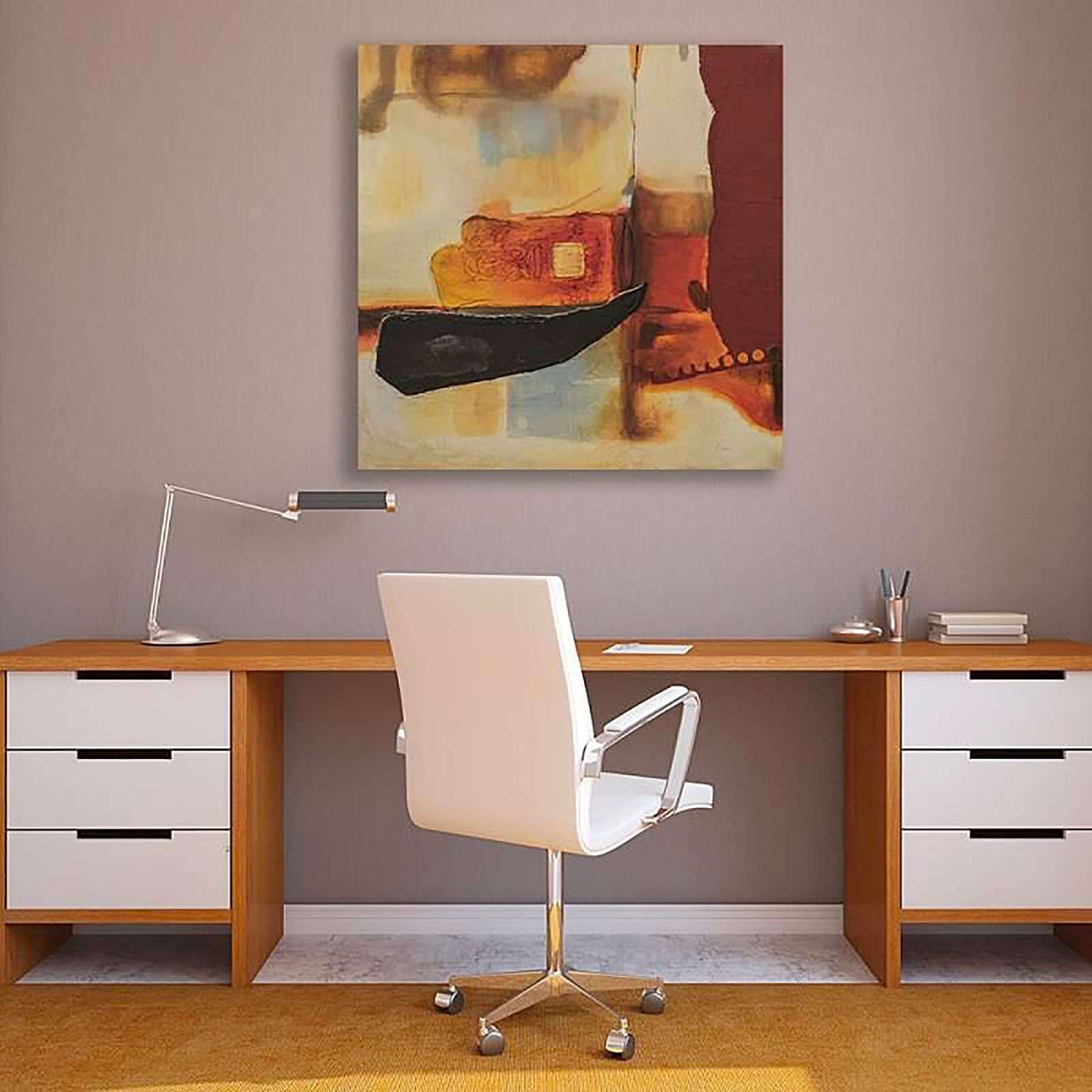 Tableau composition abstraite 2 - 100 x 100 cm - 4