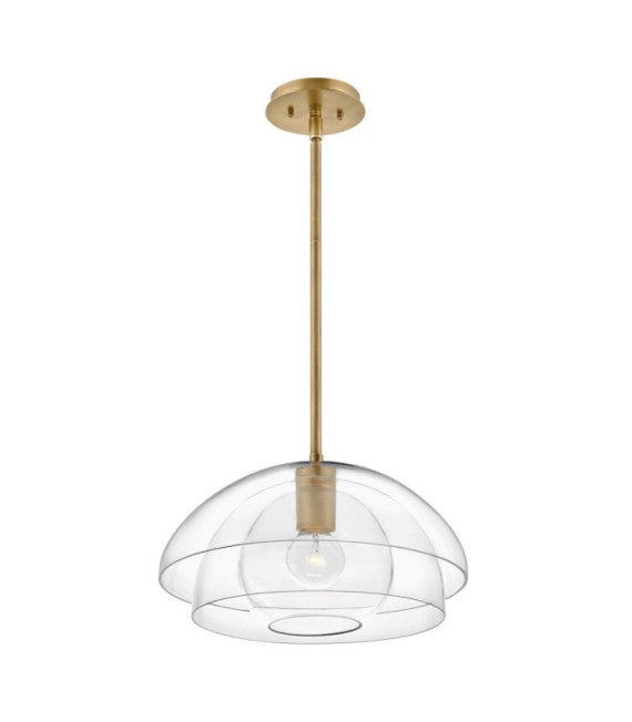 Trio, Suspension, Chiron 1xE27, Max.40,0 W Aluminium, Laiton Mat, Corps: Aluminium, Laiton Mat :45,0cm, H:150,0cm IP20,Sans Illuminant,Réglable En Hauteur,Source Lumineuse Remplaçable P