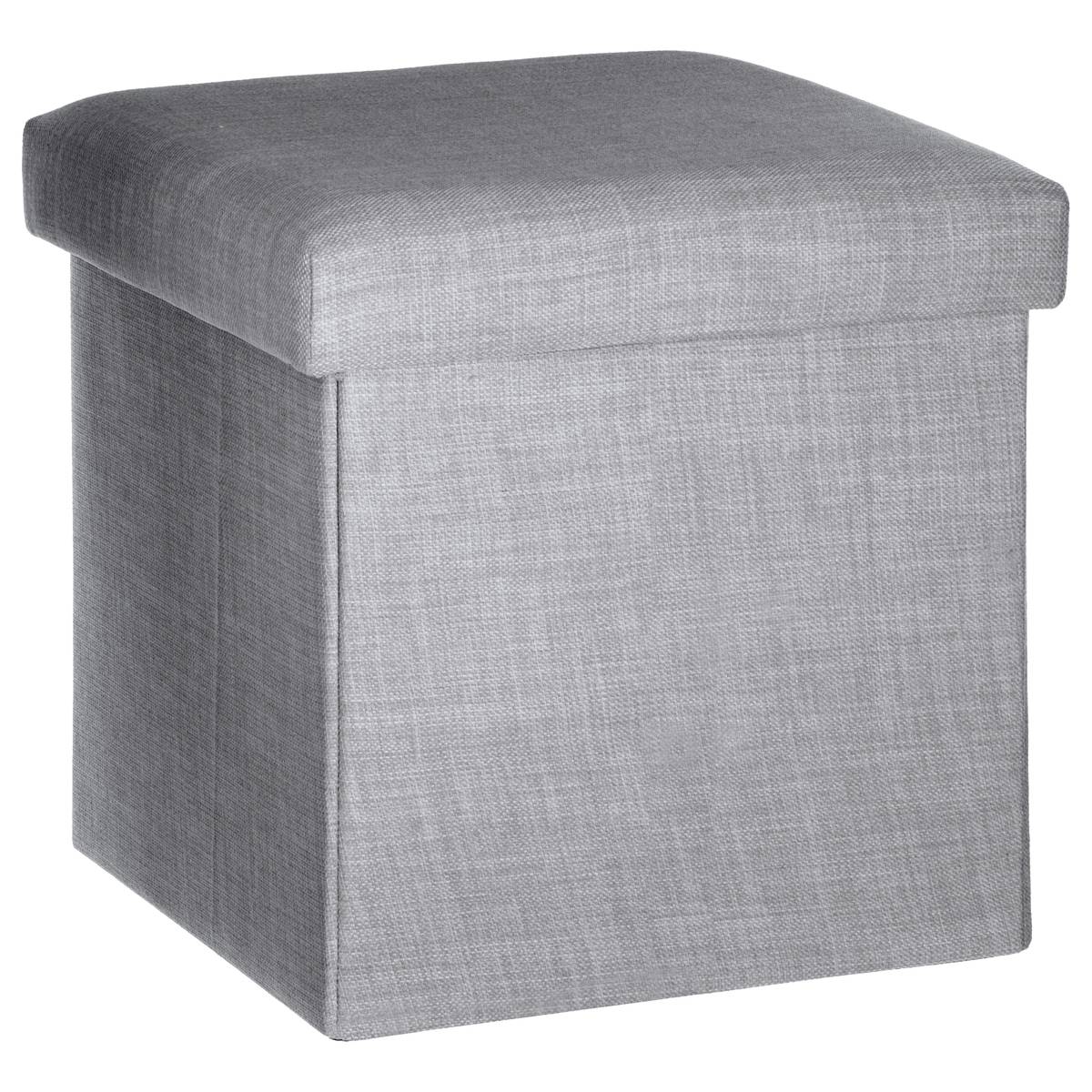 5five Pouf Pieghevole Mix N Modul: 31x31 Cm, Grigio Antracite, Pratico E Salvaspazio