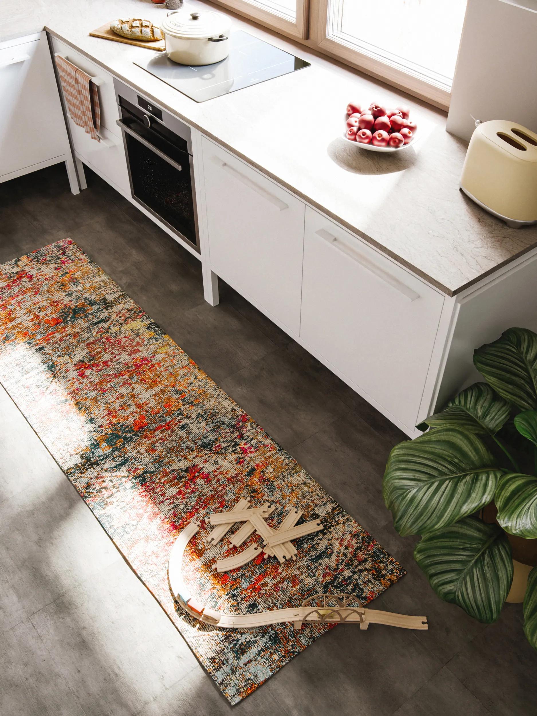 BENUTA - Tapis de couloir Casa multicouleur 80x300 cm - 3