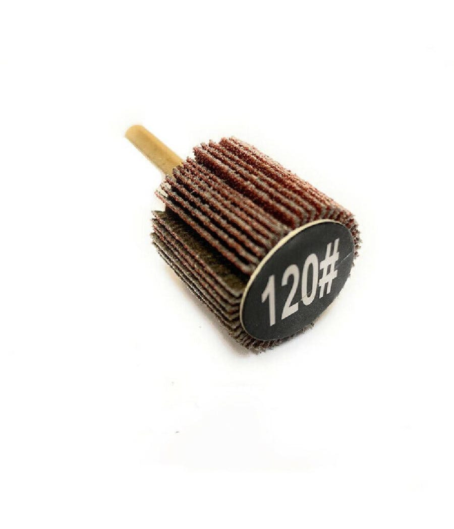 Ruota Abrasiva Lamellare 50x30 Mm. Grana 40 Con Gambo Da 6 Mm. | Falco - Foto 5