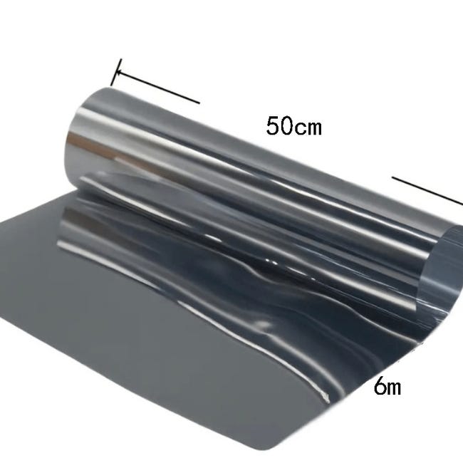 Pellicola Oscurante Per Vetri Argento - Autoadesiva, Anti-UV, 75x200cm Per Privacy E Risparmio Energetico - Foto 7
