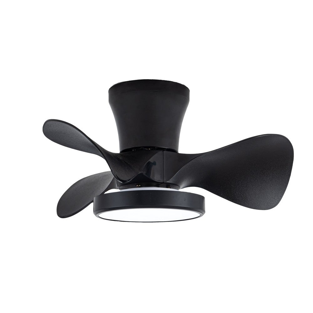 Wentylator sufitowy z oświetleniem LED 20W Cichy Merial Czarny CCT Dim 3000/4000/6000K ø56cm