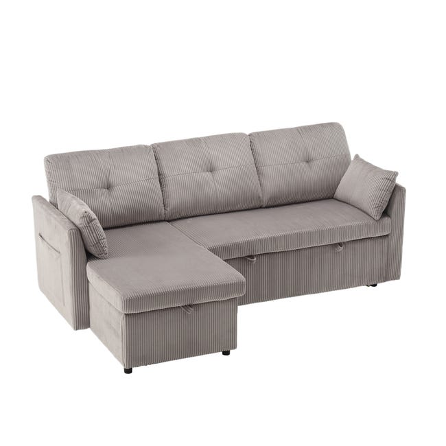 Canapé-lit multifonctionnel, canapé modulable avec siège de rangement ...