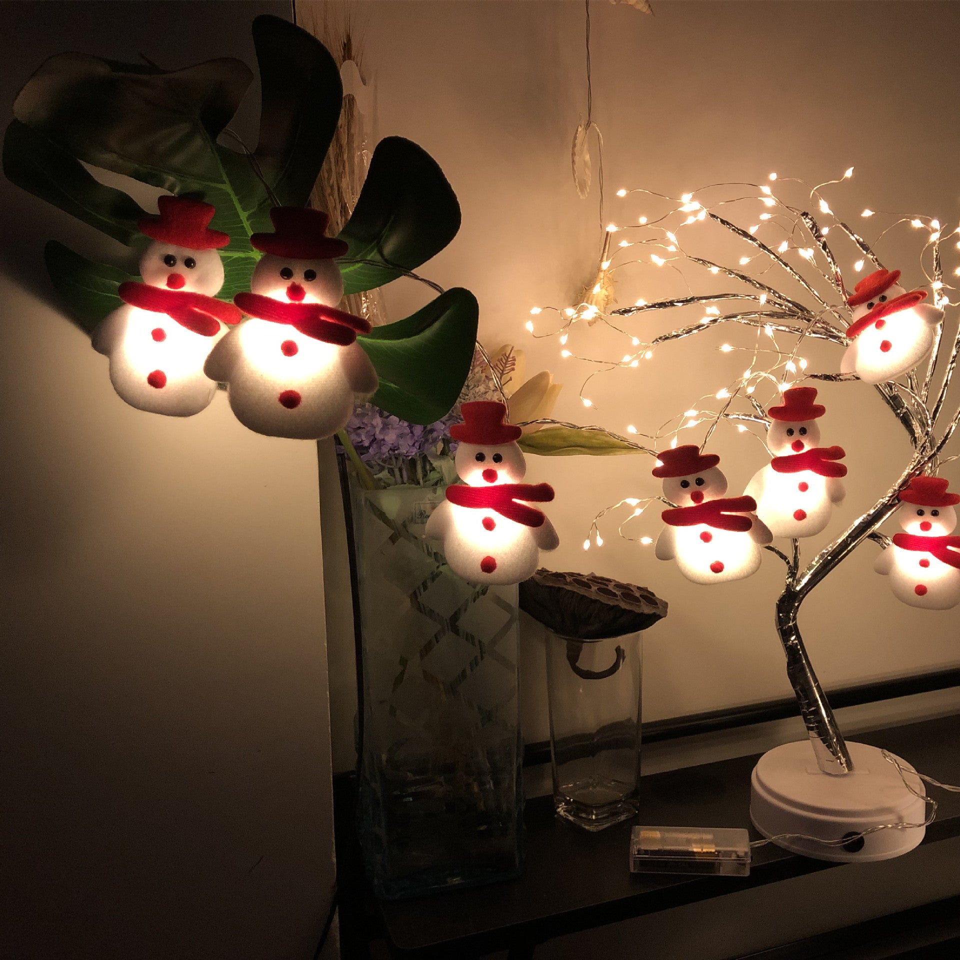 ANSIO ® Luci Natale Esterno 10m 100 LED Luci Albero di Natale Natalizie Luminose