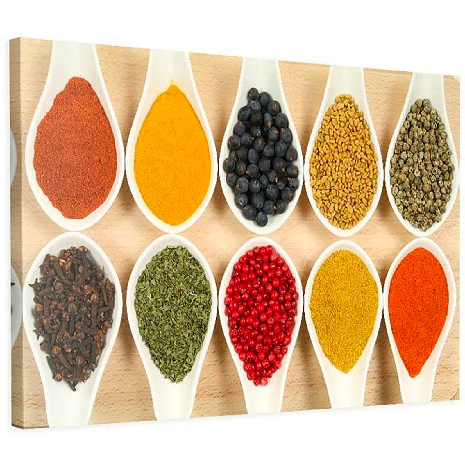 Tableau epices du monde - 50 x 40 cm - 2