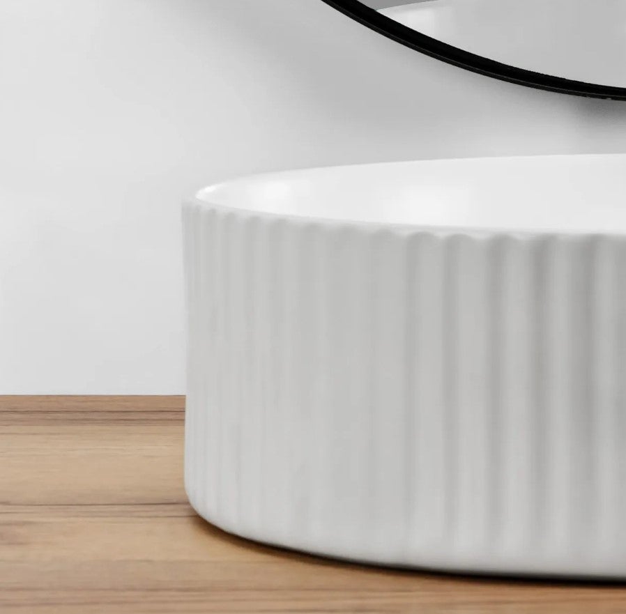 Umywalka Nablatowa Rea Delia Biały 36 X 36 - 5