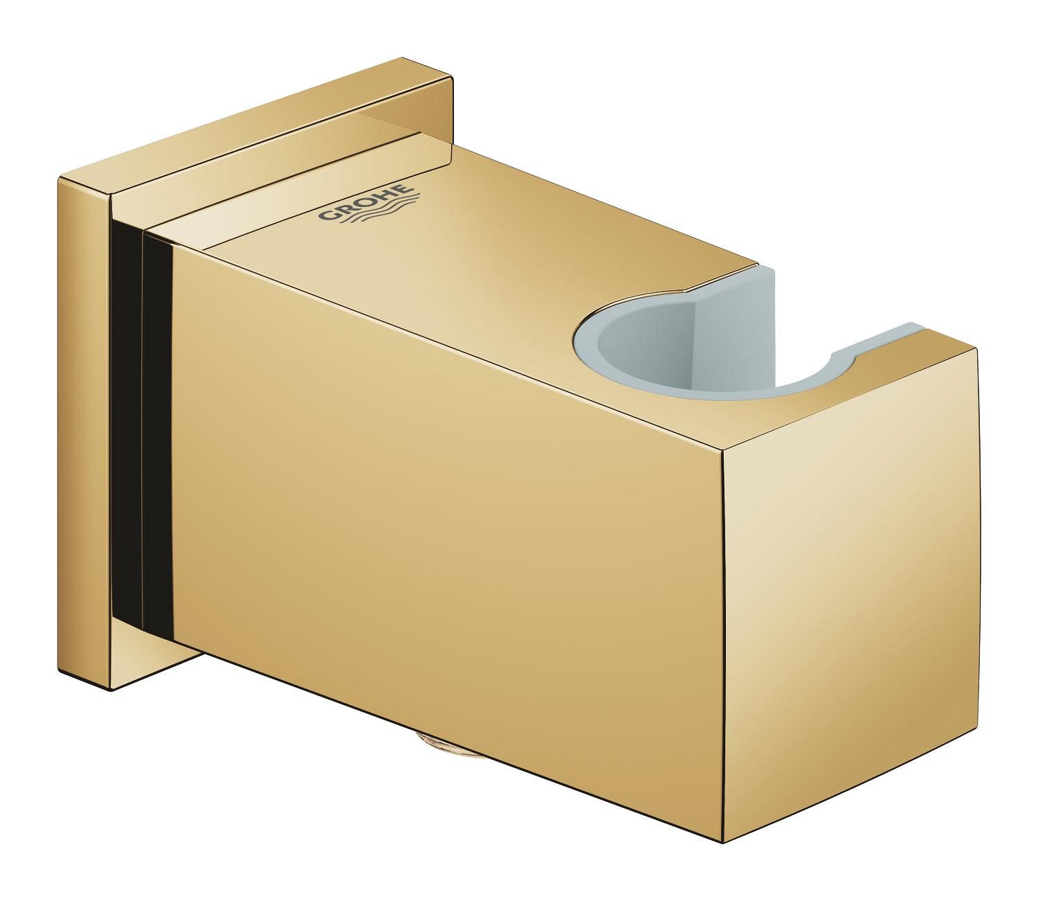 Cot iesire Grohe 26370GL0, Euphoria Cube, 1/2'' x 1/2'', suport para, lucios, auriu