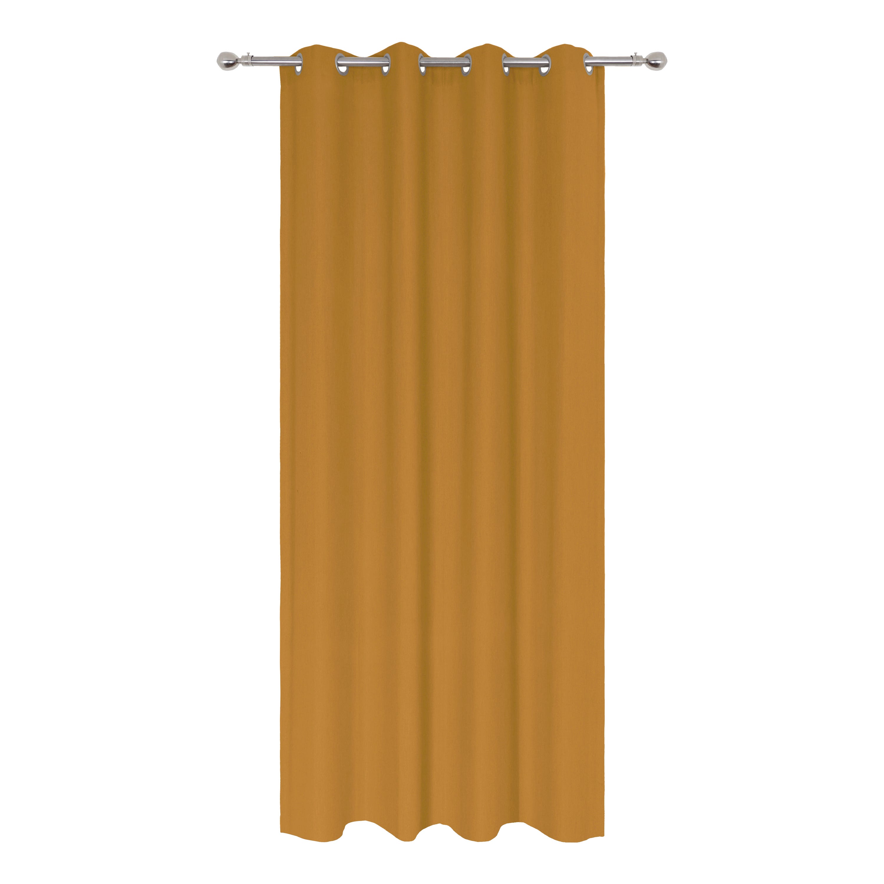 Zasłona filtrująca, Kalpe, bawełna, żółta, wys. 280 x szer. 140 cm INSPIRE