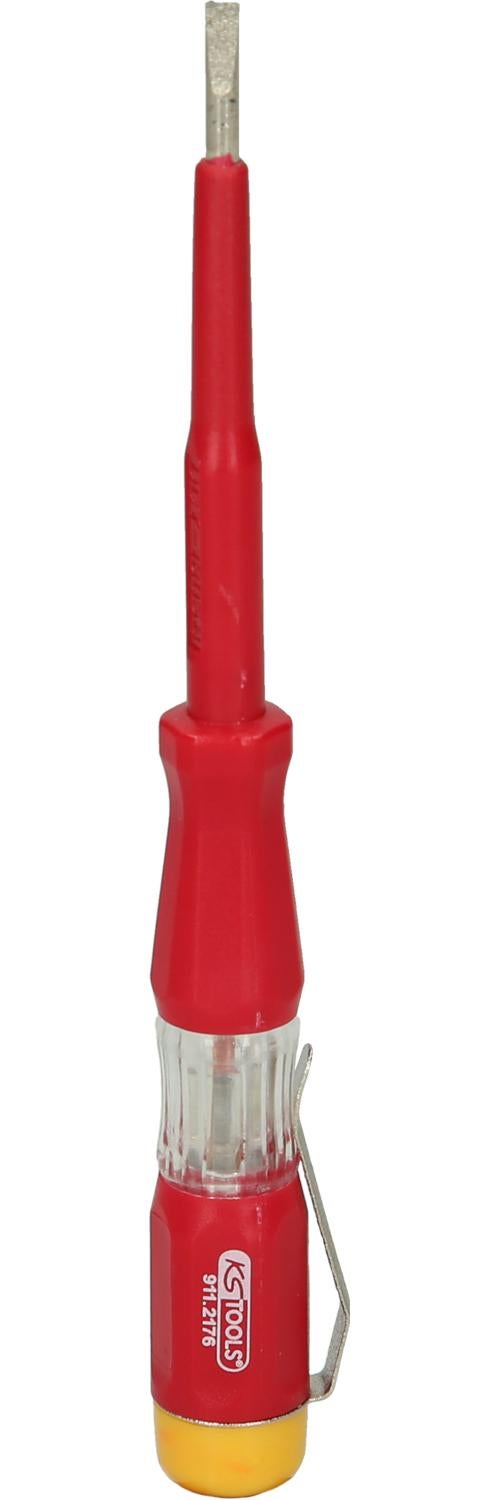 KS TOOLS Próbnik napięcia z izolacją ochronną 100-500 V 140 mm - 911.2176