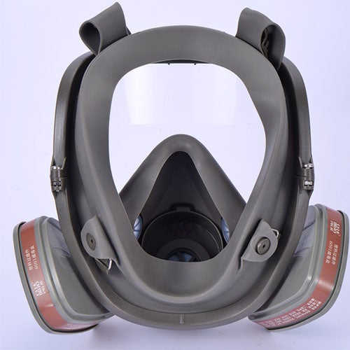 masque à gaz peinture en aérosol pesticide chimique anti-gaz grand masque large champ de vision protection contre la poussière - 3