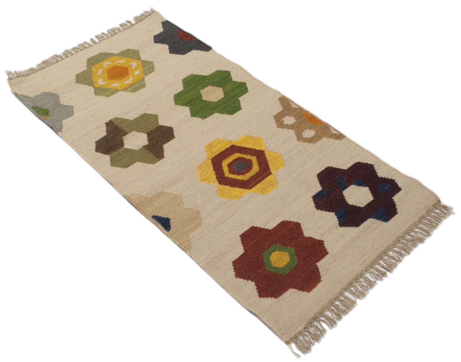 (Galleria farah1970) - 160x100 CM Kilim Oryginalny Autentyczny Ręcznie Wykonany