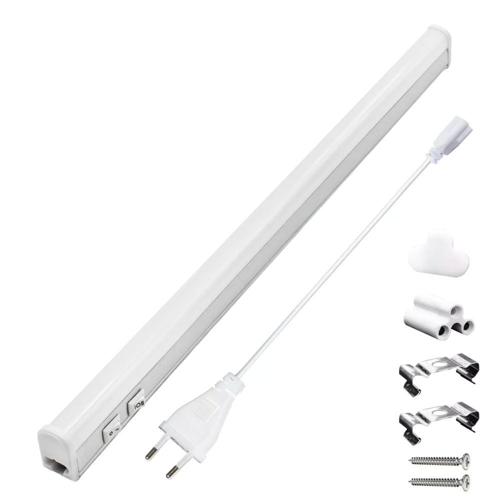 Barra a LED sottopensile reglette luce Neon sotto pensile basso consumo per cucina cambio colore ON OF prolungabile 220V 36W 4000LM 150cm - 11