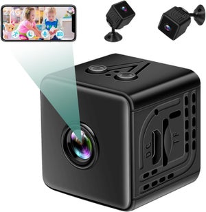 Mini Caméra Surveillance Wifi Hd Détection Mouvement, Batterie Intégrée 960 Mah Longue Veille