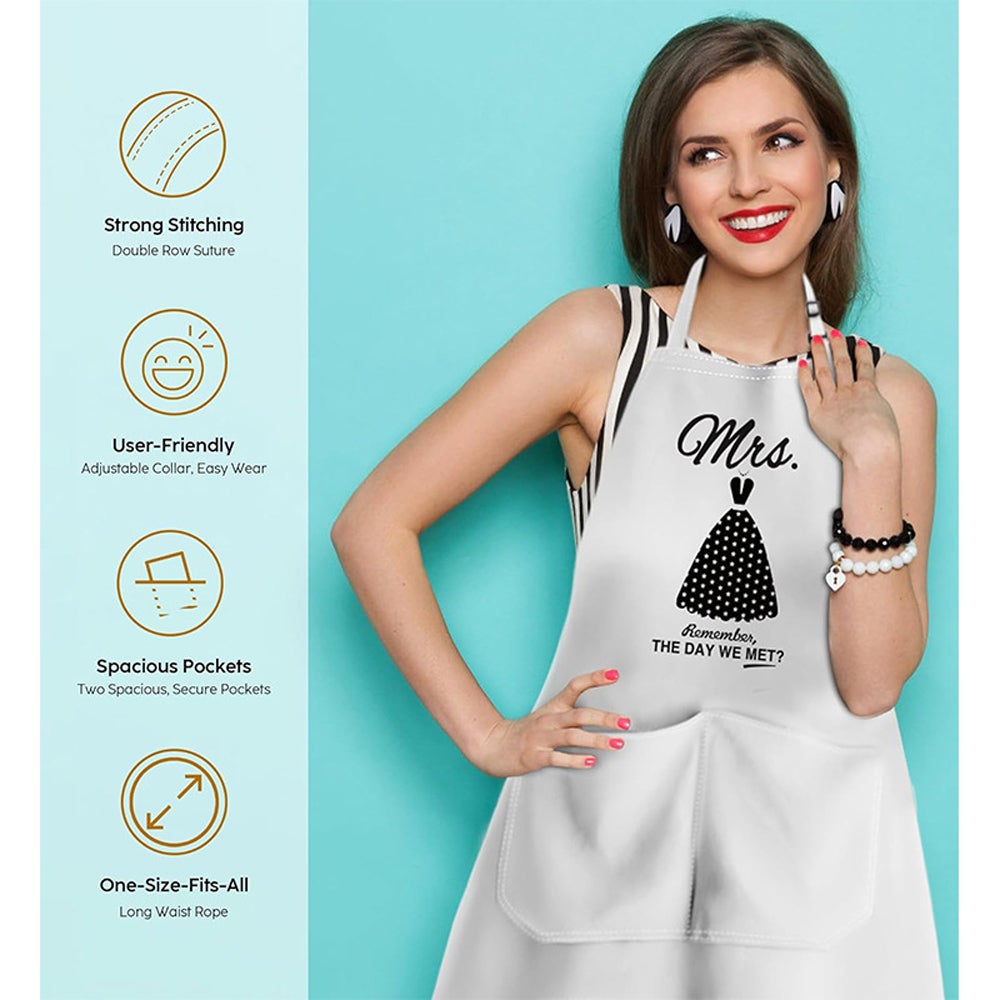 Grembiuli Da Cucina Con Tasche, Confezione Da 2, Per Donna E Uomo, Regolabili, Lavabili In Lavatrice, Per Cucinare E Barbecue