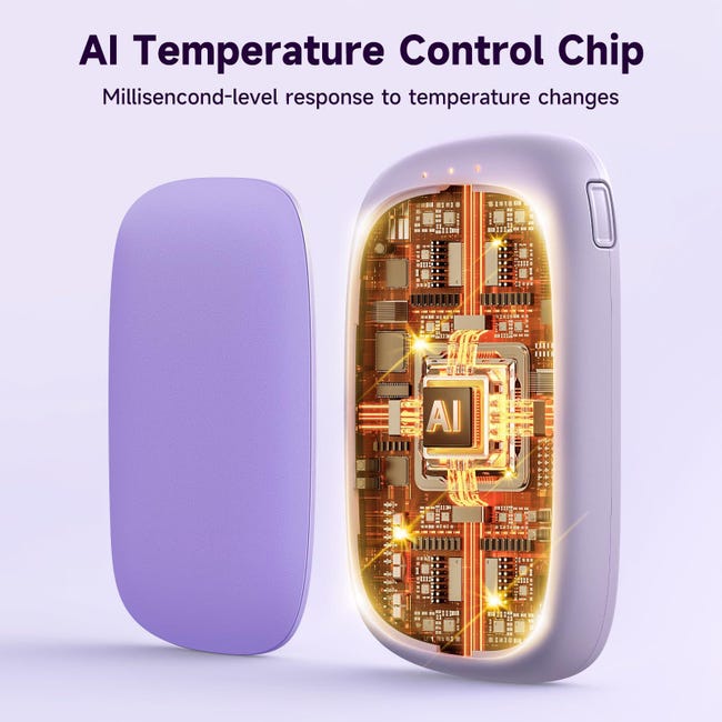 Scaldamani elettrico - Scaldamani magnetico, ricaricabile, riscaldatore tascabile, chip AI integrato, riscaldatore per esterni | Leroy Merlin Scaldamani elettrico - Scaldamani magnetico, ricaricabile, riscaldatore tascabile, chip AI integrato, riscaldatore per esterni | Leroy Merlin
