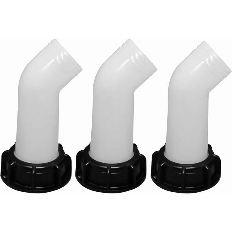 SyiXute 2 Pezzi IBC - Raccordo/Tappo Filettato,IBC Adattatore per Serbatoio in Plastica,S60 x 6
