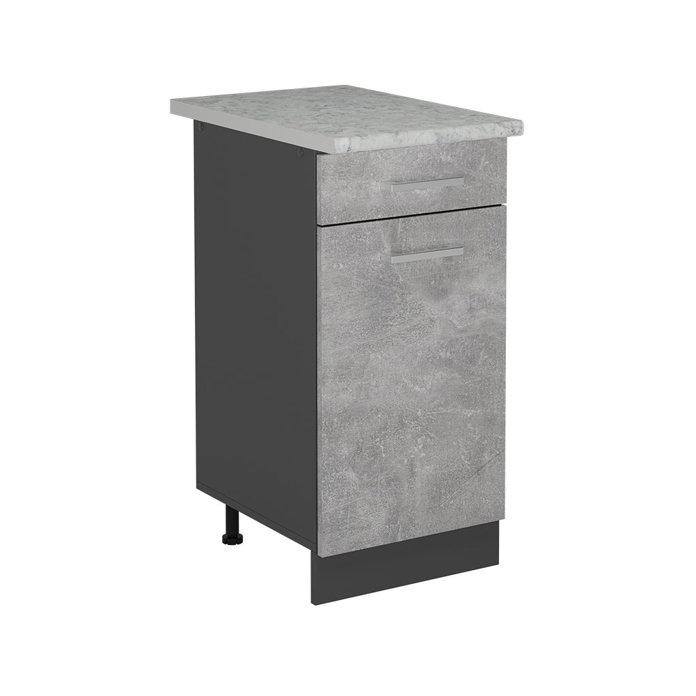 Vicco Szafka dolna do kuchni R-Line, Beton, 40 cm BR Marmur