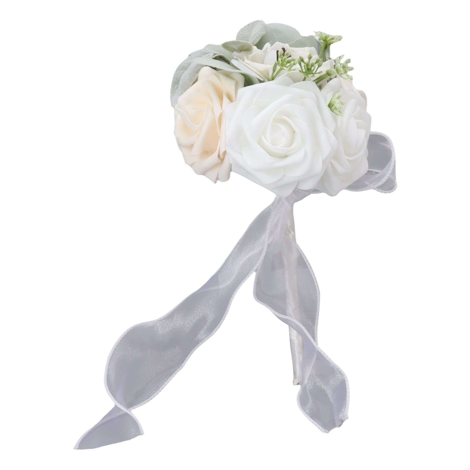 Bouquet de mariage aux couleurs vives tenant des fleurs romantiques ...