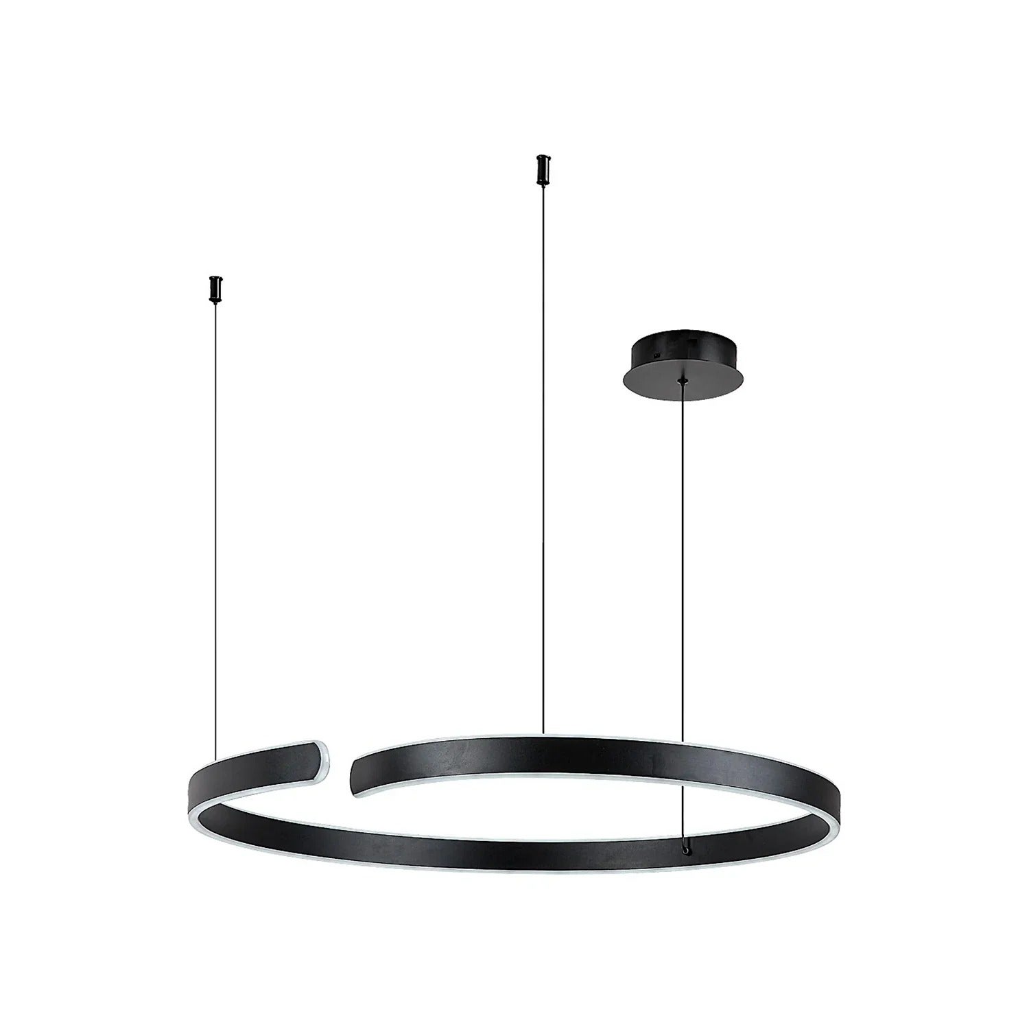 Lampa wisząca Silnora czarno-biała LED 45W 3000/4000/6500K 3000lm nowoczesna wym: 120 x 76 x 70,5 cm metal Rabalux