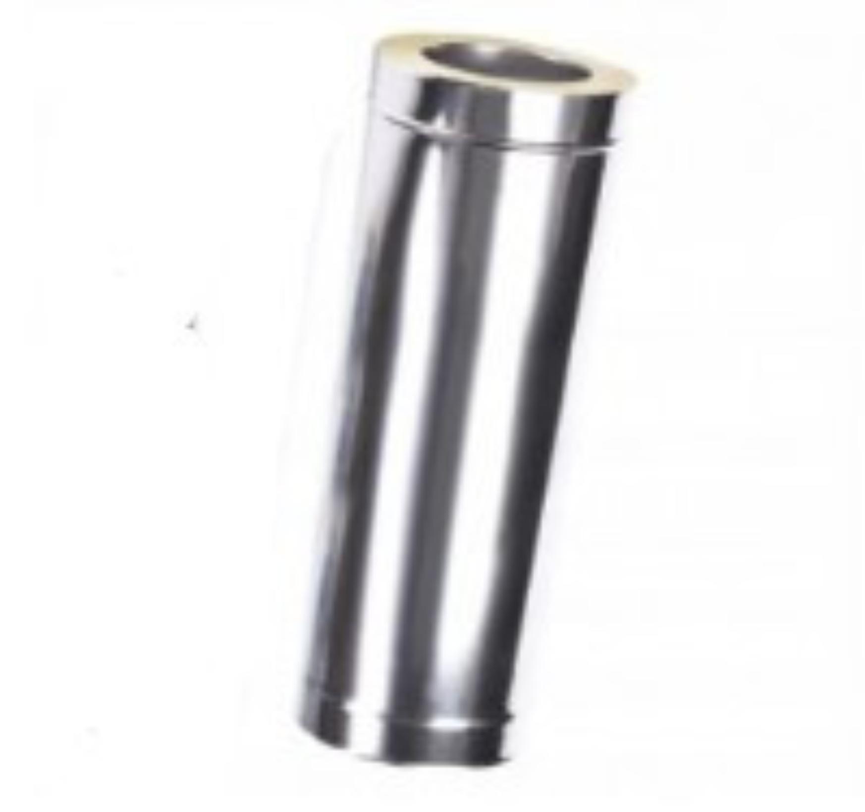Conduit double paroi inox 250 mm avec support pour attache murale - TEC