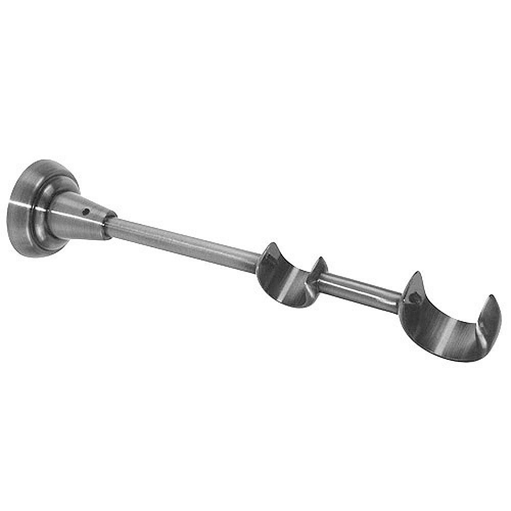 Soporte zirconio doble 28-20 mm. niquel mate