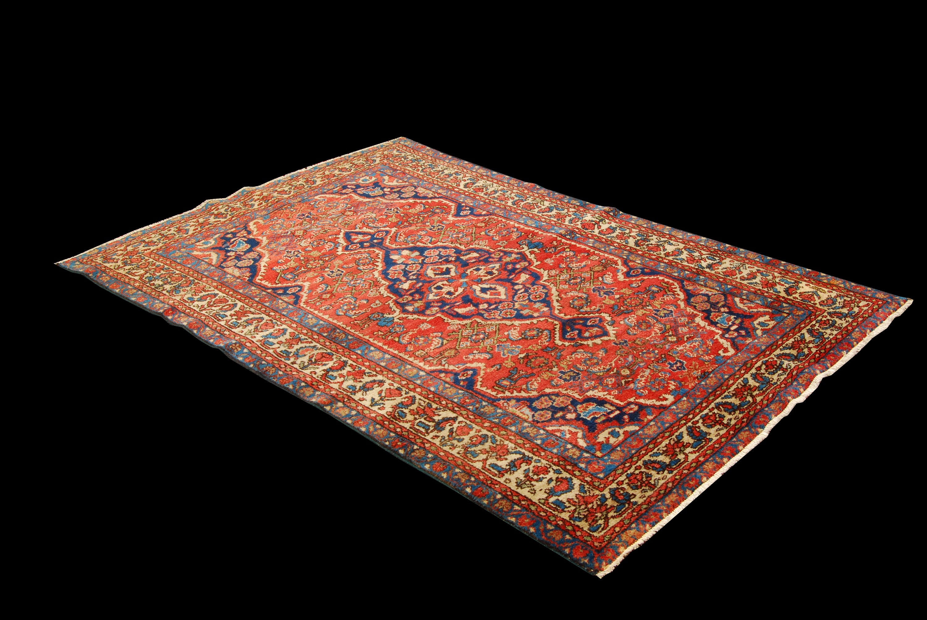 Oryginalny ręcznie robiony dywan orientalny, wymiary: 205x135 cm z certyfikatem autentyczności