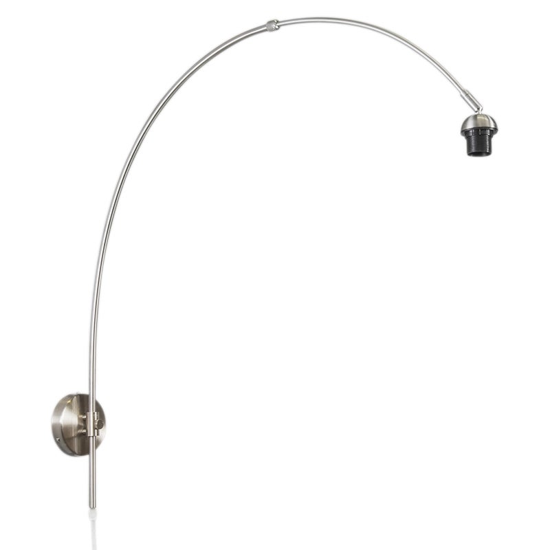 Nowoczesna lampa ścienna ze stali bez klosza - Boog