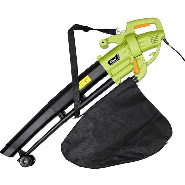 Aspiratore per foglie Trituratore e Soffiatore Elettrico 3000W Aspirafoglie 3in1