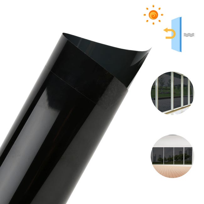 2x Film Pour Vitrage De Fen tre Miroir Effet Anti Chaleur Protection 2x-film-pour-vitrage-de-fen-tre-miroir-effet-anti-chaleur-protection