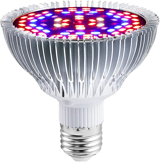 50W lampa LED o pełnym spektrum do uprawy roślin doniczkowych, warzyw i kwiatów, żarówka LED E27 do szklarni hydroponicznych