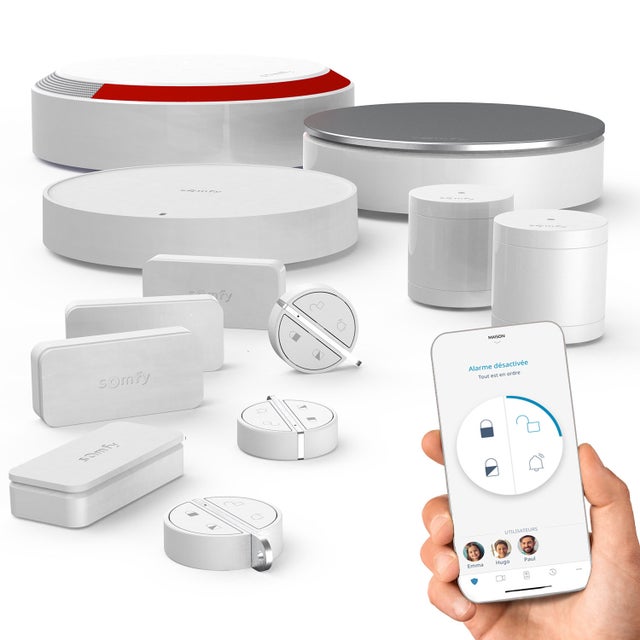 Somfy - Home Alarm Essential Plus Integral - Alarme maison avec détecteurs additionnels