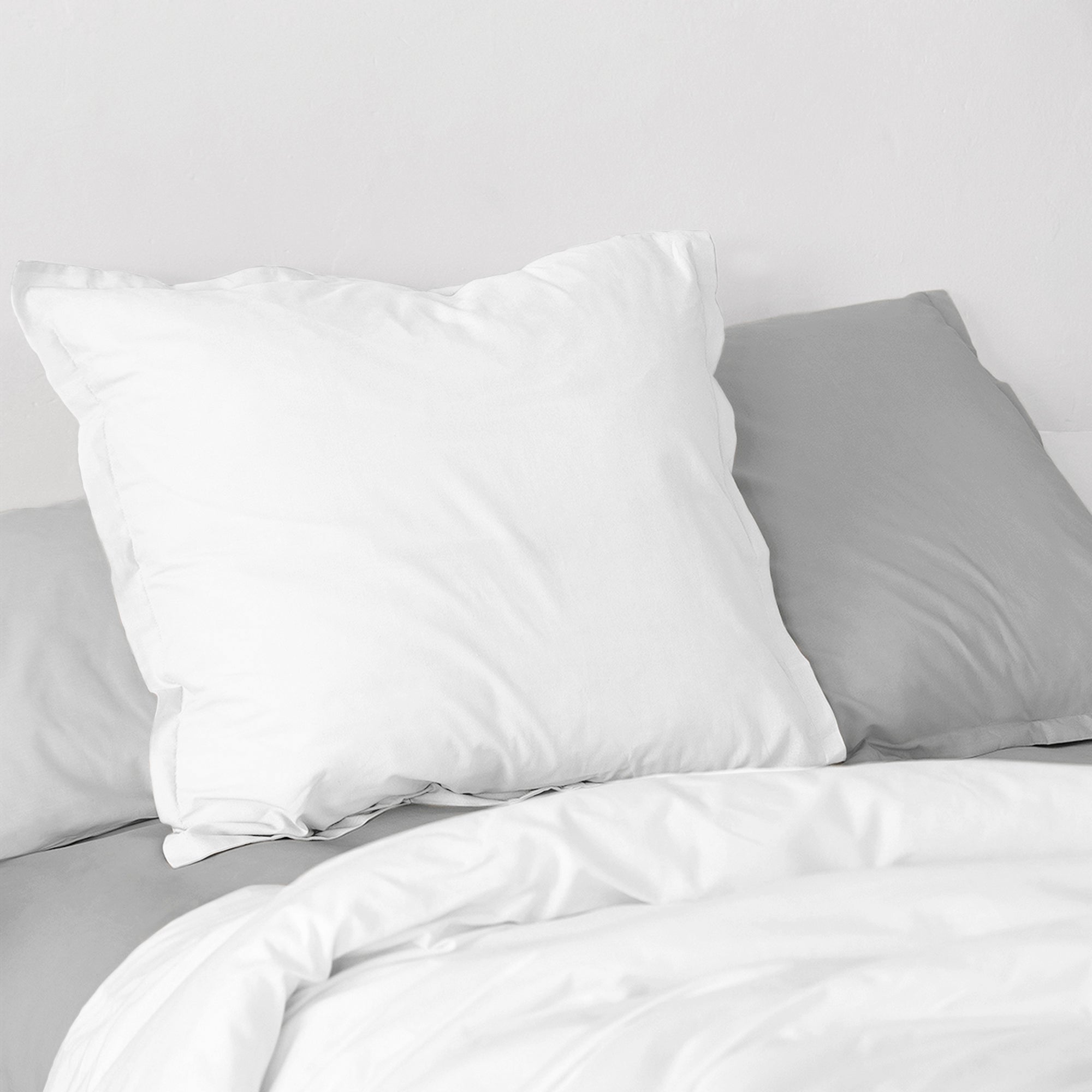 Basic Taie d'oreiller Blanc 50x75 (x2) - 3