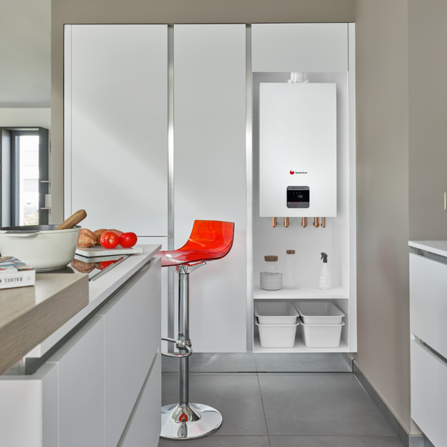 ThemaPlus Condens Chaudière à condensation chauffage et ECS 26 kW et ballon 3 L - SAUNIER DUVAL - 0010025107 - 2