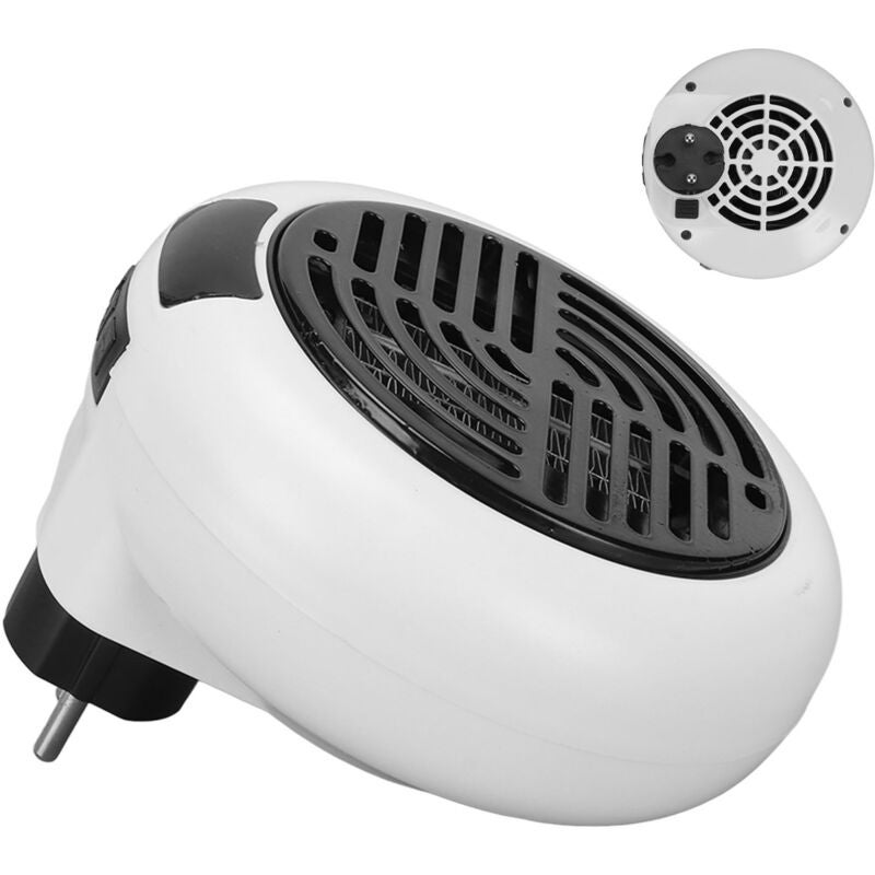 Miniaturowy podgrzewacz powietrza podłączany do gniazdka - Mała wtyczka ścienna - Podgrzewacz elektryczny - Przenośna dmuchawa - Brak pilota