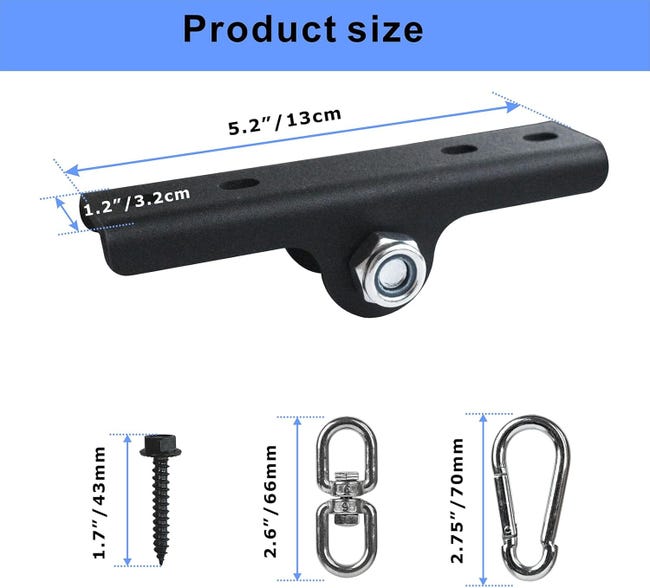 Gancio Da Soffitto Per Sacco Da Boxe - In Metallo Verniciato - Foto 6