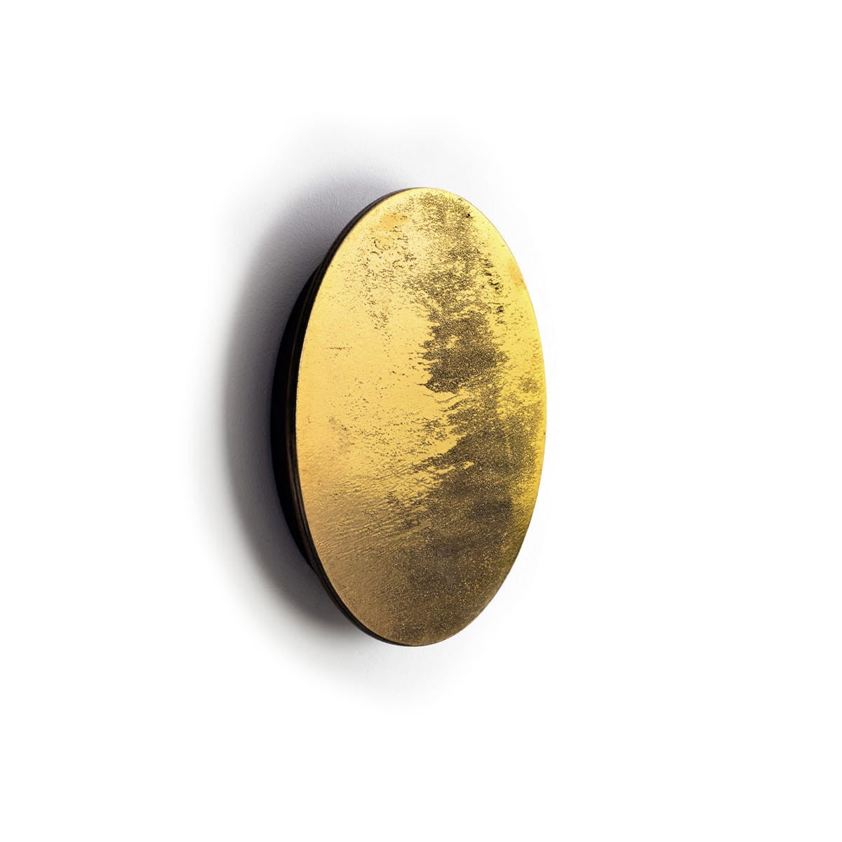 Kinkiet ścienny Ring mosiądz-złoty-czarny LED 10W 3000K 130lm oświetla ścianę wym: 25 x 25 cm metal IP20 Nowodvorski Lighting